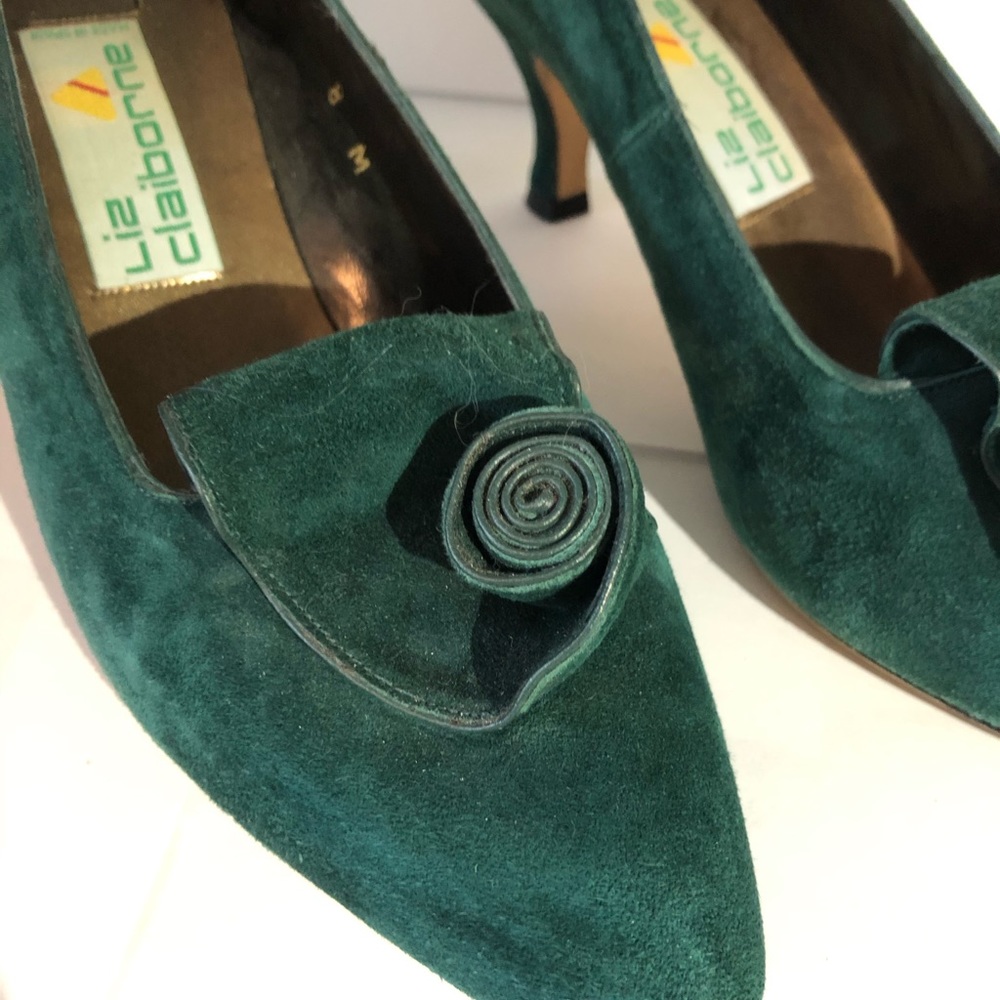 COPY - Teal Suede Pump
